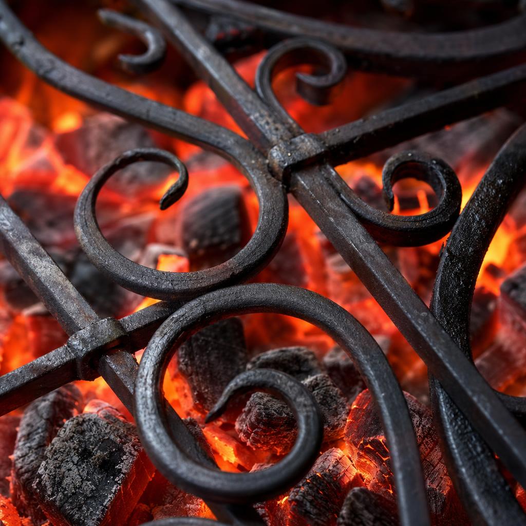 Dettaglio griglia in ferro