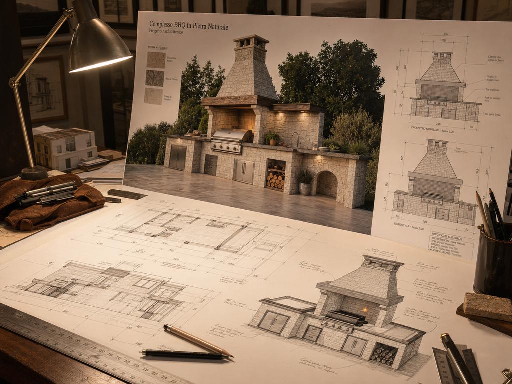 Progetto barbecue 3D