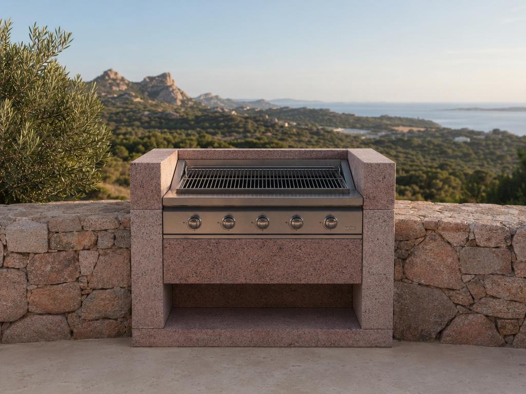 Griglia fissa in pietra Sardegna