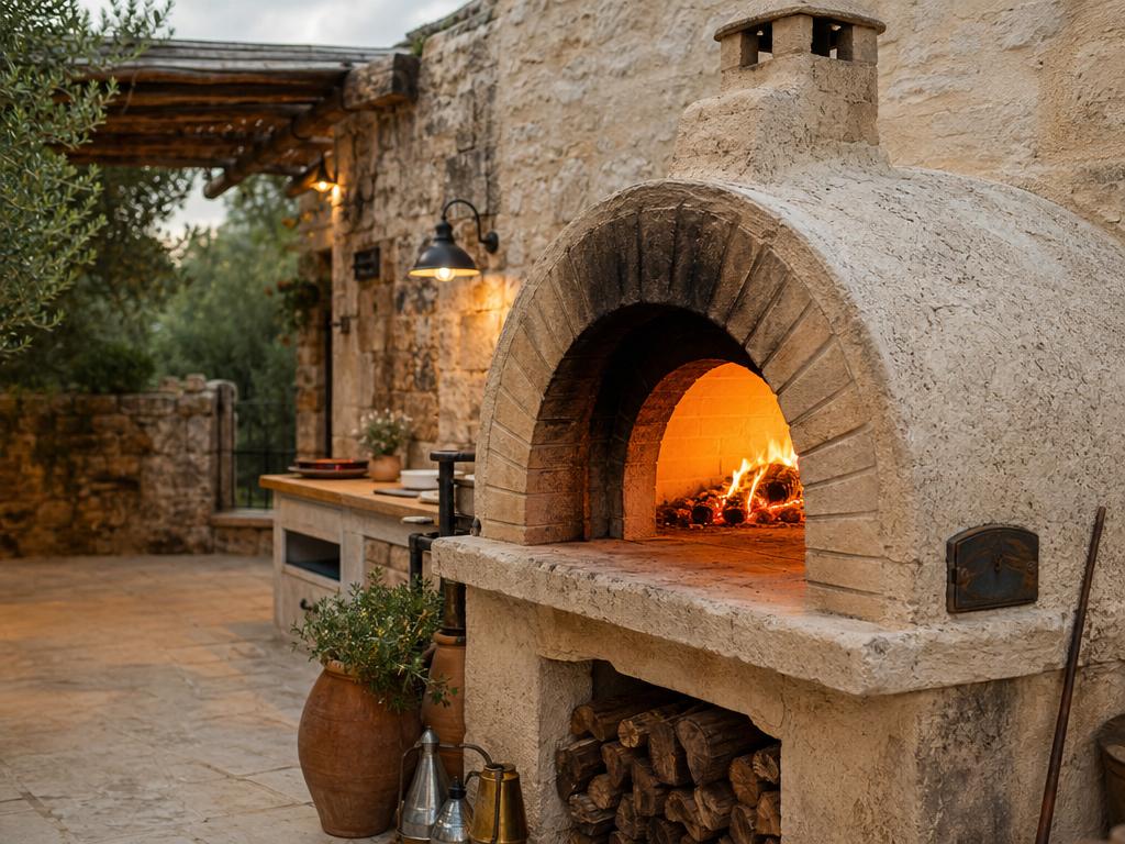 Forno a legna artigianale